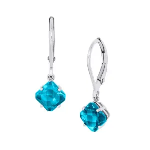 Blue Topaz Earrings