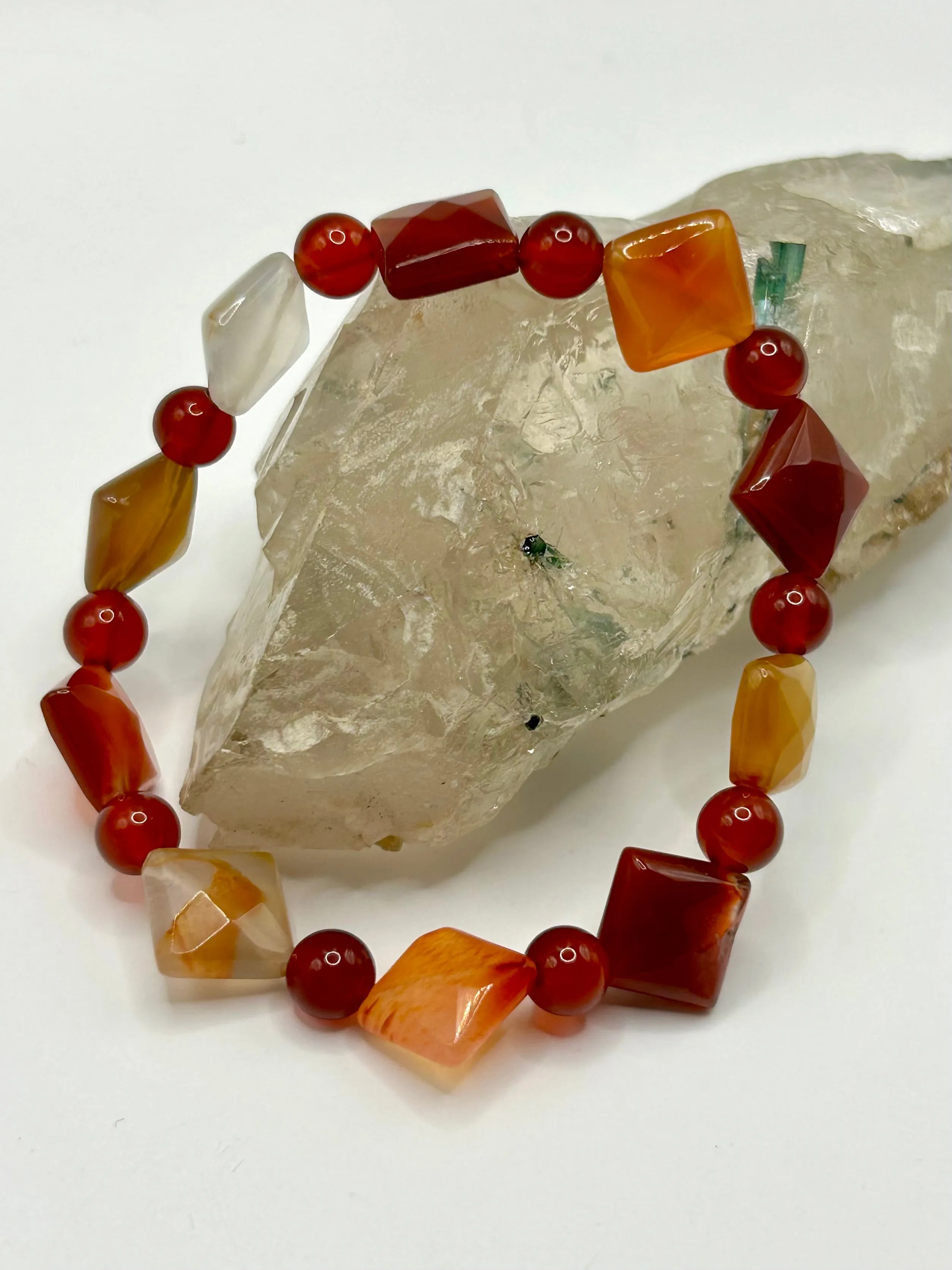Carnelian Gemstone Bracelet