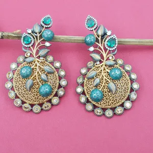 Danglers Zircon/AD Earring 9096-100