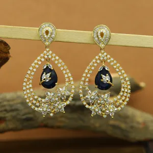 Designer Danglers Zircon/AD Earring 8846-100