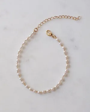 Petite Shell Pearl Bracelet