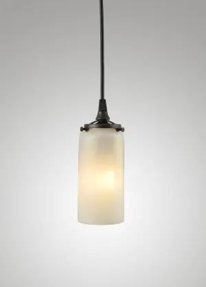 Prairie Glass Opal Optic Cylinder Pendant