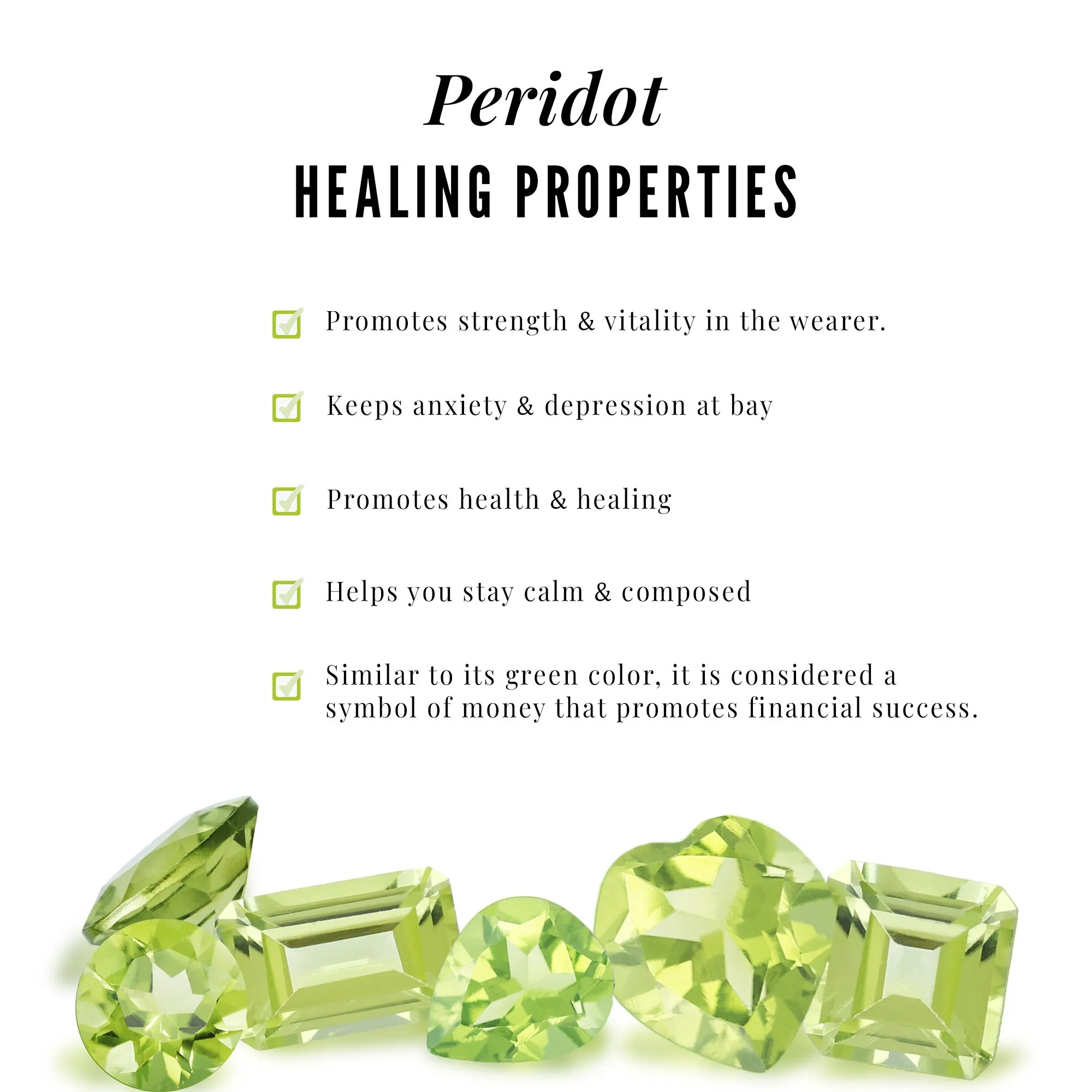 Round Peridot and Diamond Dangle Pendant