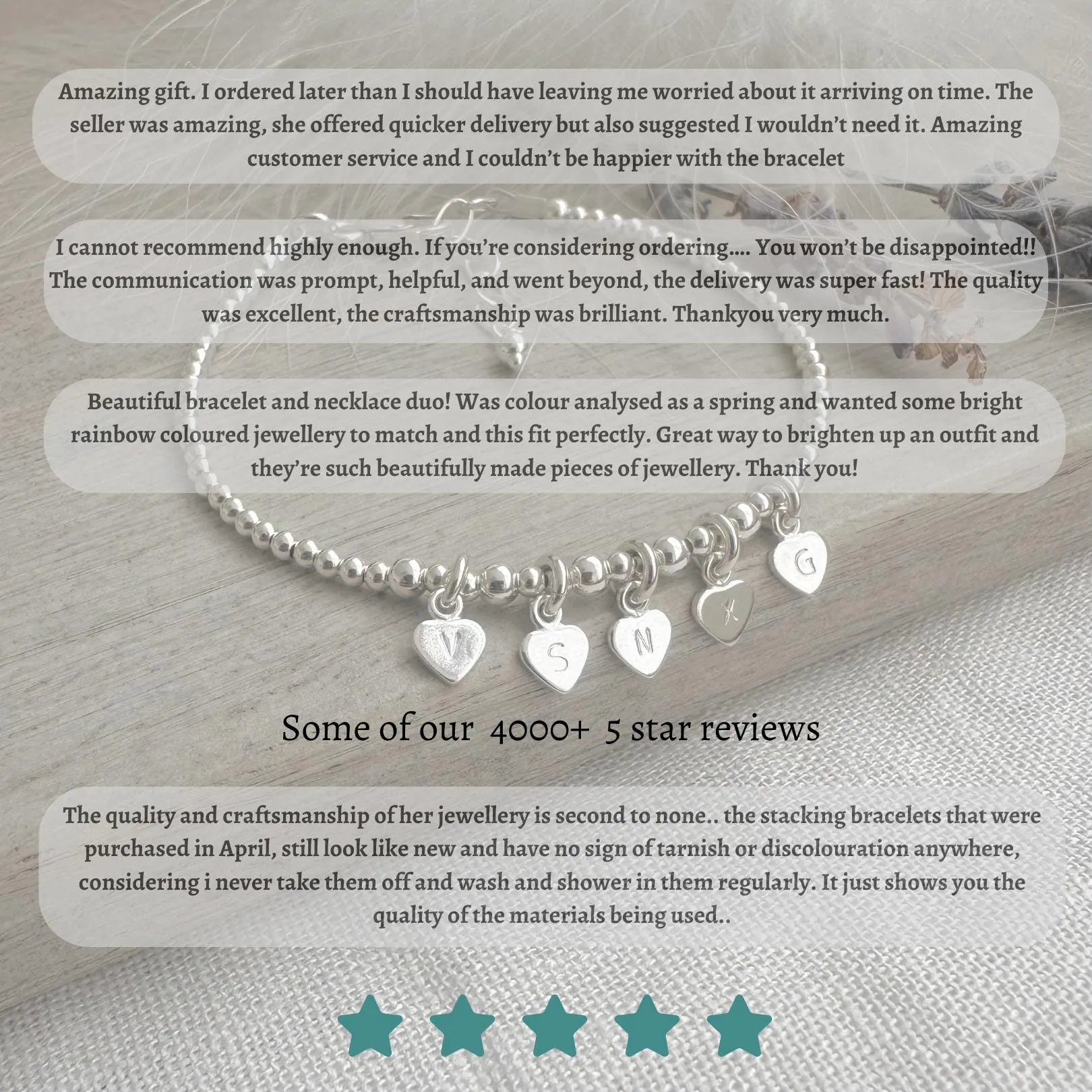 Silver Bead Layering Bracelet, sterling silver 4mm beads textured bracelet