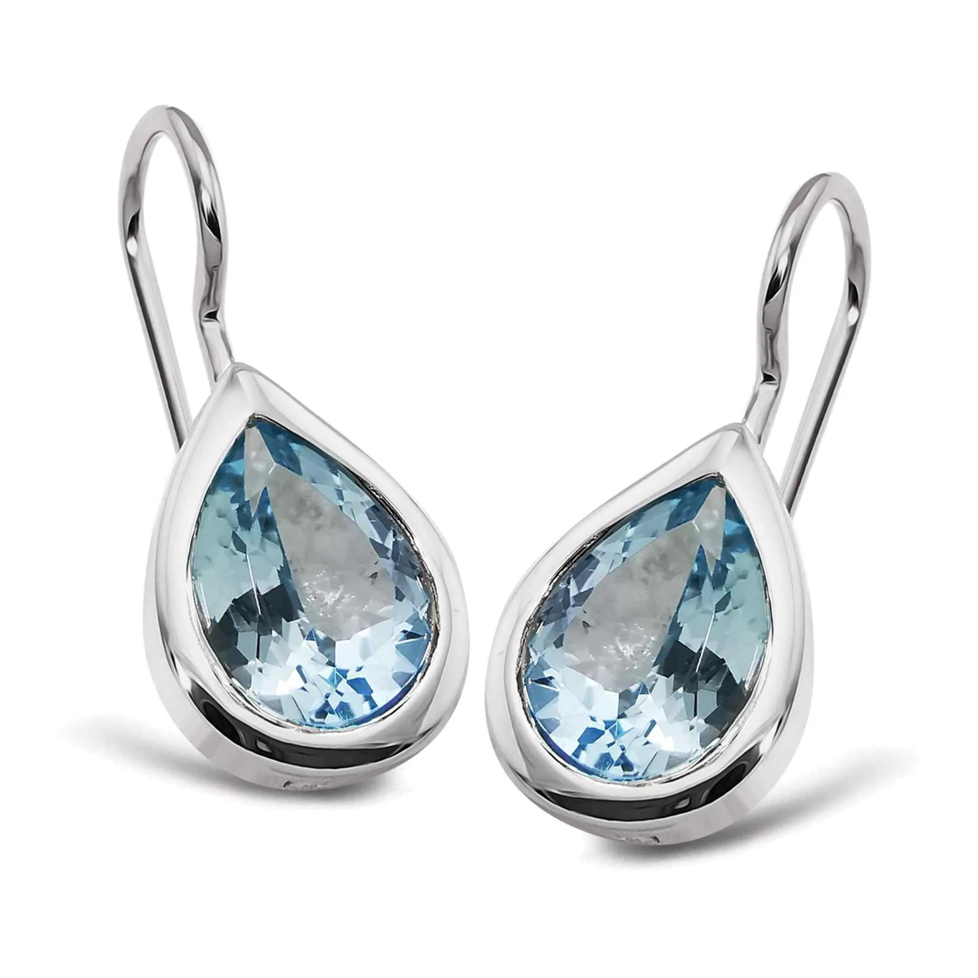 Unique & Co ME-976BT Sterling Silver Drop Earrings