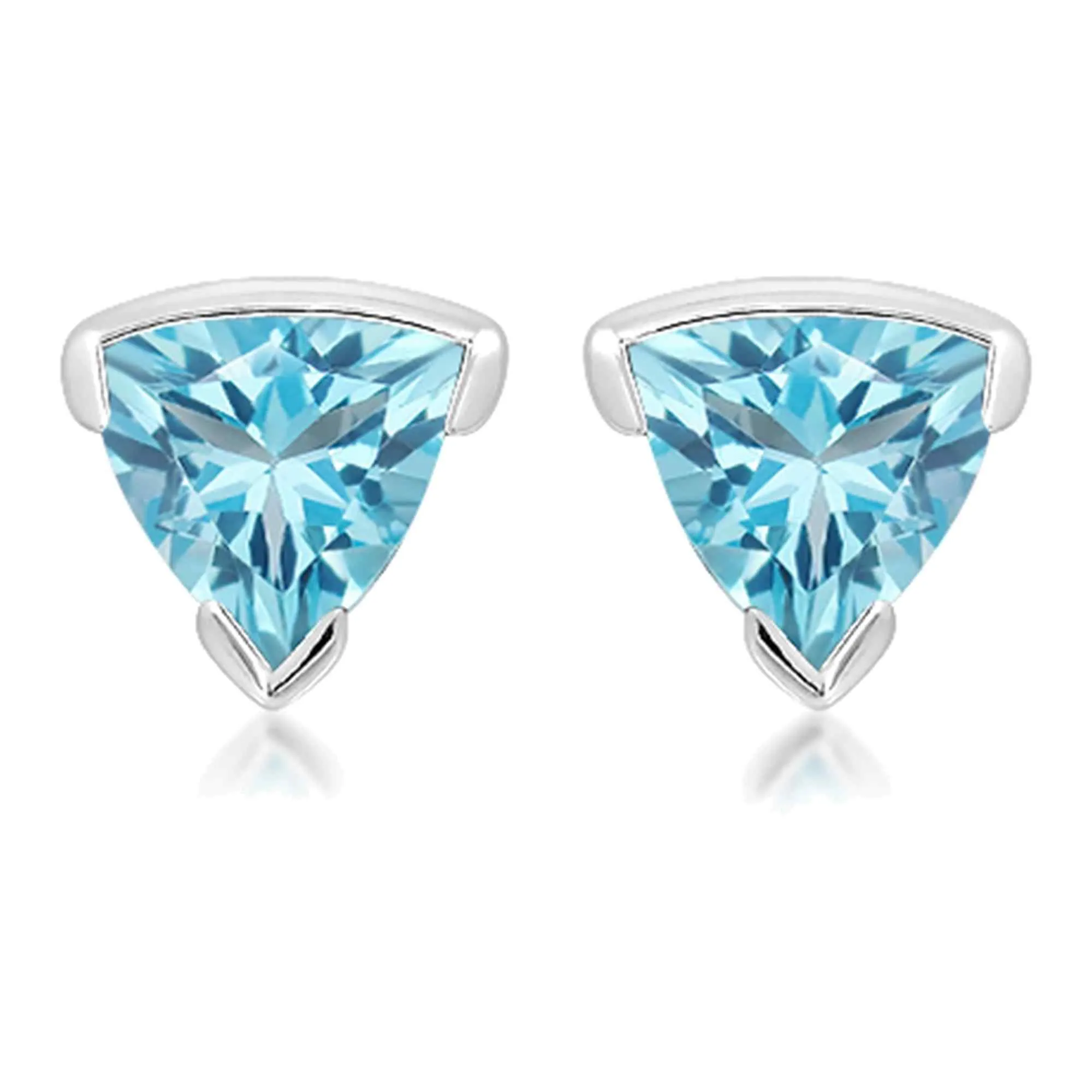 Unique & Co ME-980BT Sterling Silver Stud Earrings